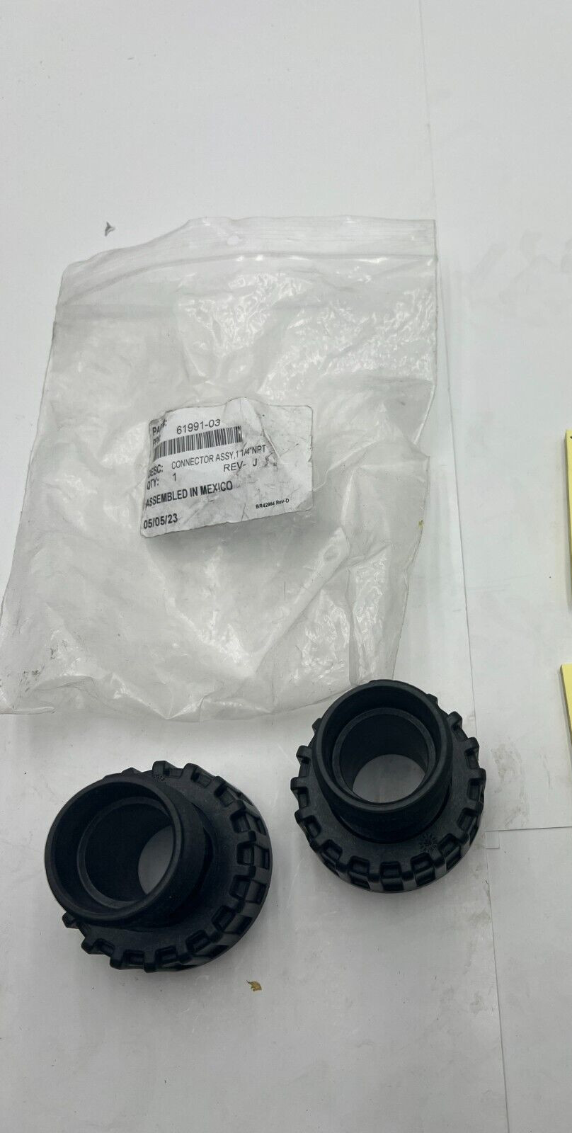 1-1/4″ NPT Connector Assembly , 61991-03, Black Content From United States