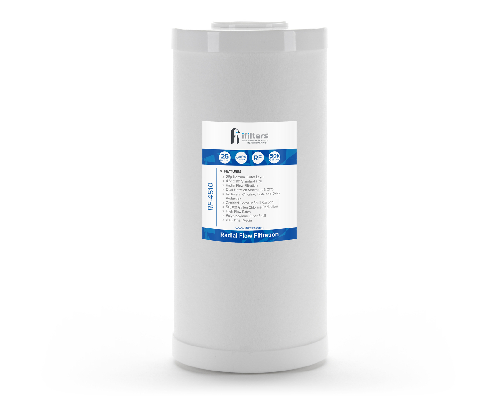 iFilters RF-4510 Dual Purpose Radial Flow Cartridge 4.5″ x 10″