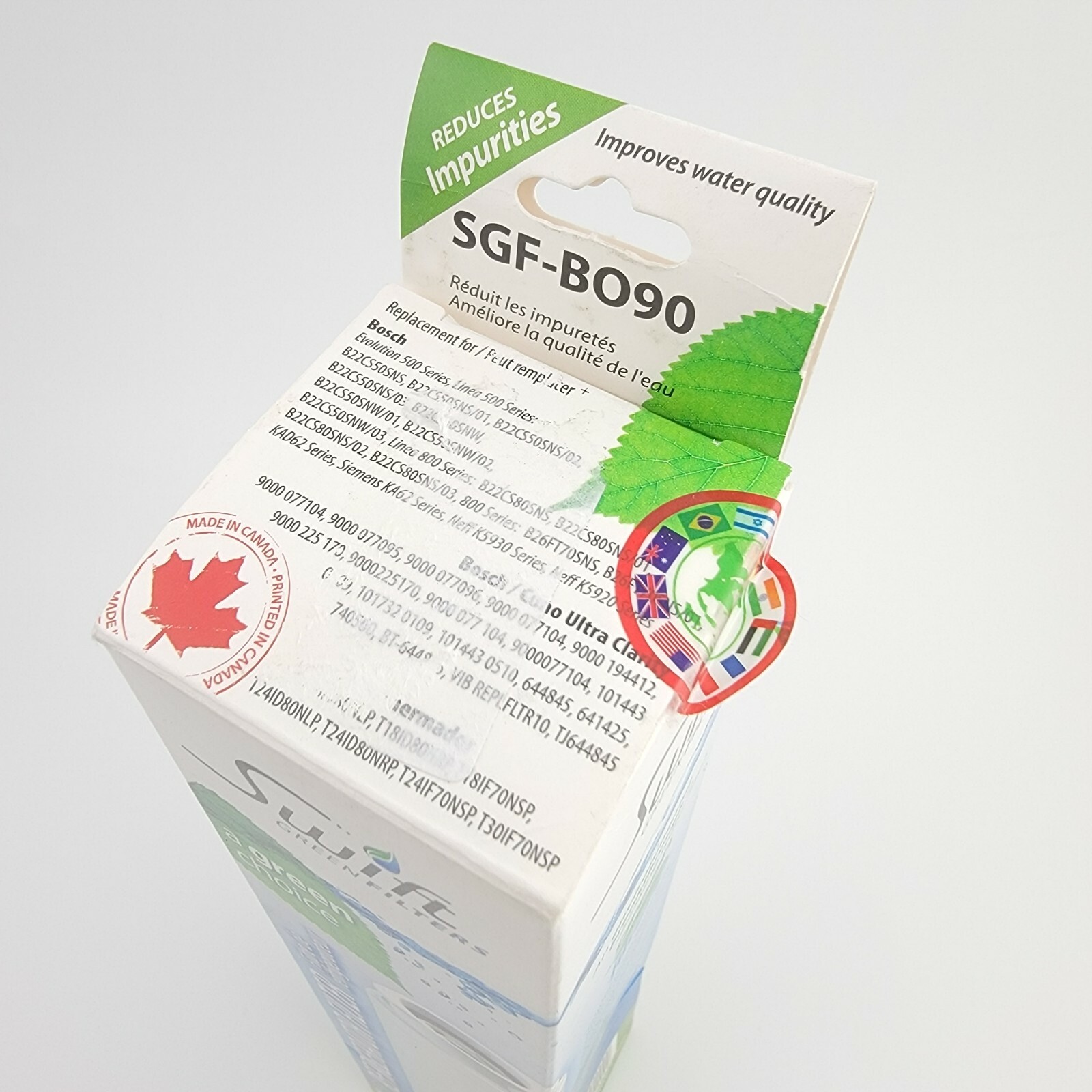 Swift Green Filter SGF-BO90 Replacement Fridge Water Filter Bosch Thermador Cuno