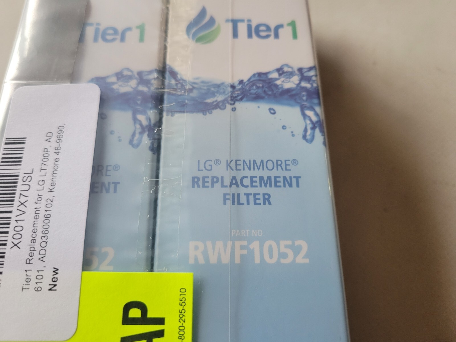2x Lot NEW Tier1 RWF1052 Water Filter for LG LT700P Kenmore 46-9690 ADQ36006101
