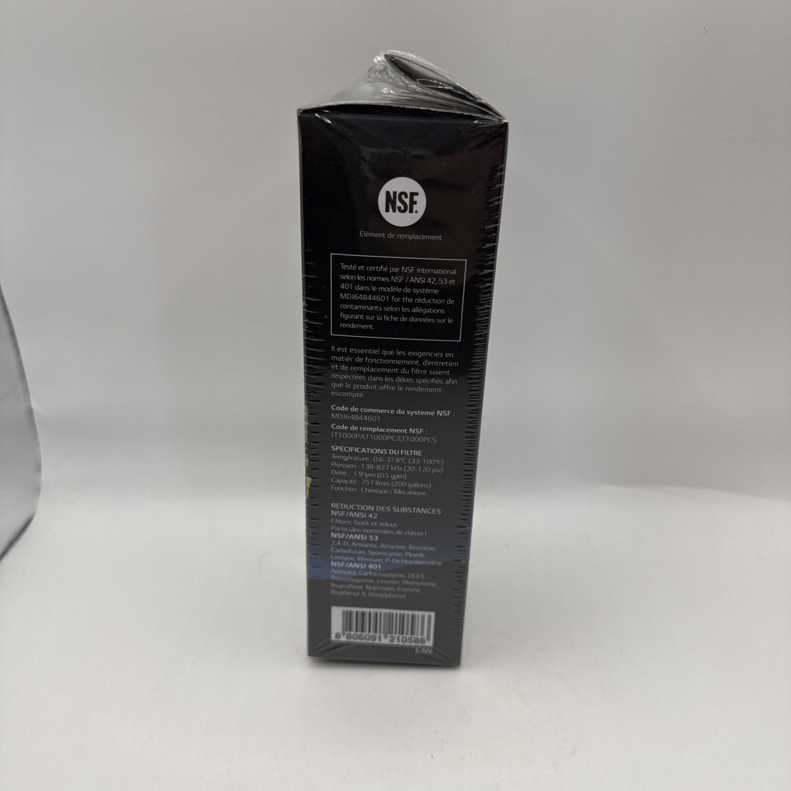 LG Water Filter Replacement Cartridge LT1000P/PC/PCS B3 New and Sealed