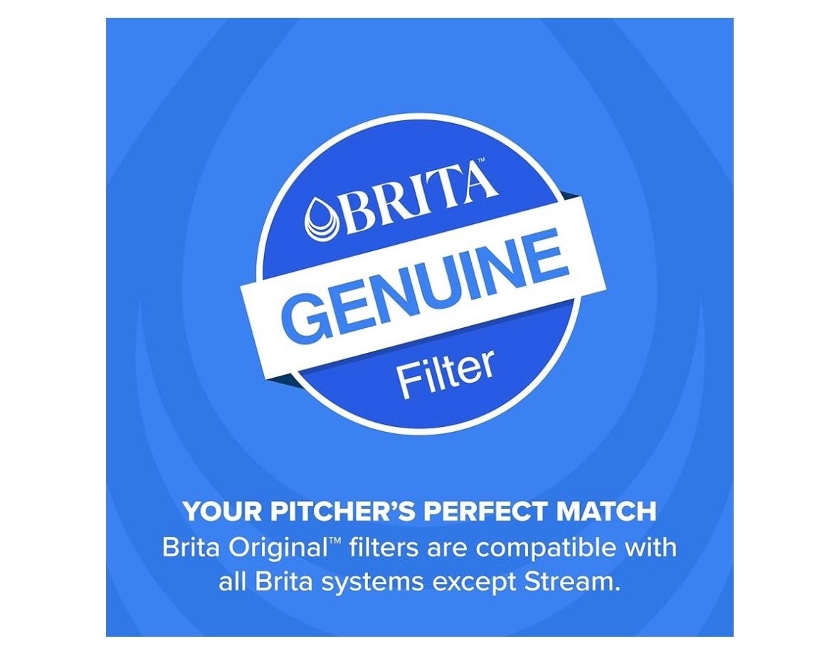 6 PACK Brita Standard Replacement Filters for Pitchers and Dispensers OB03