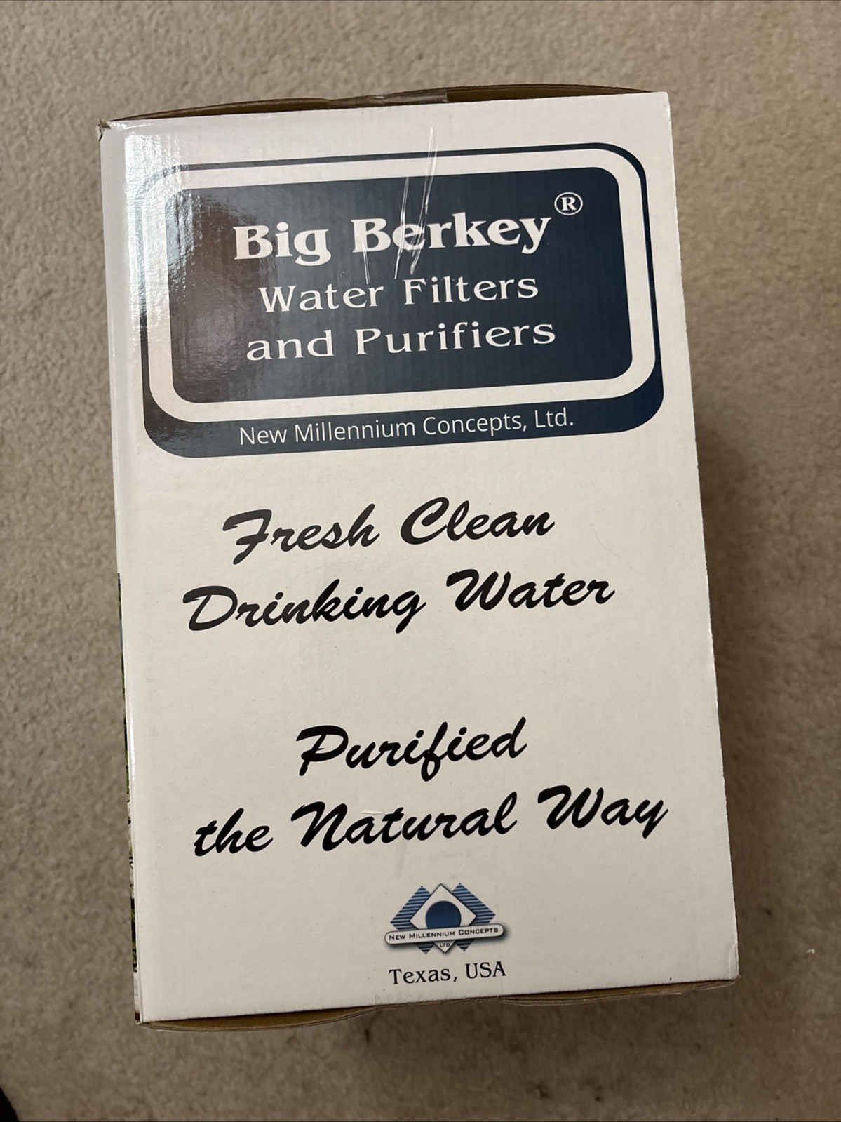 Berkey Water Purification AISI 304 Stainless Steel 2.1 Gallon New Sealed