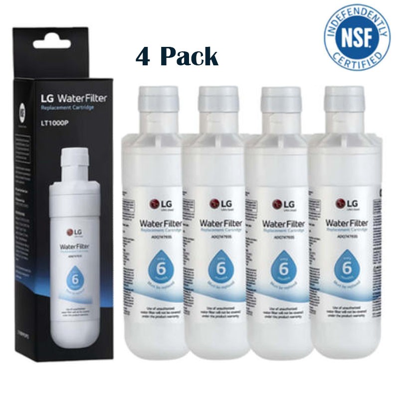 4PACKS Refresh Refrigerator Ice Water Filter For LG LT1000P ADQ747935 New US