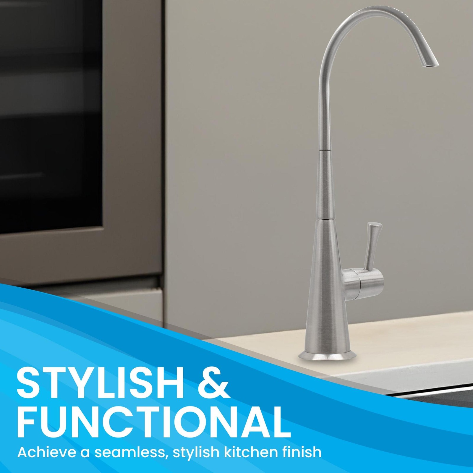 Airgap Water Filtration RO Faucet Contemporary Style. NSF Certified. FREE SHIP.