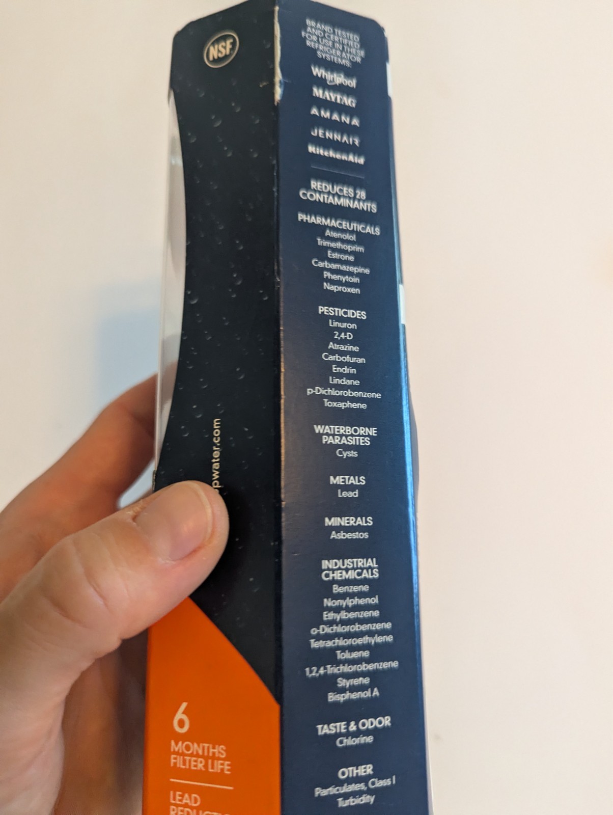 EveryDrop #2 Ice & Water Refrigerator Filter ΕDR2RXD1 Orange