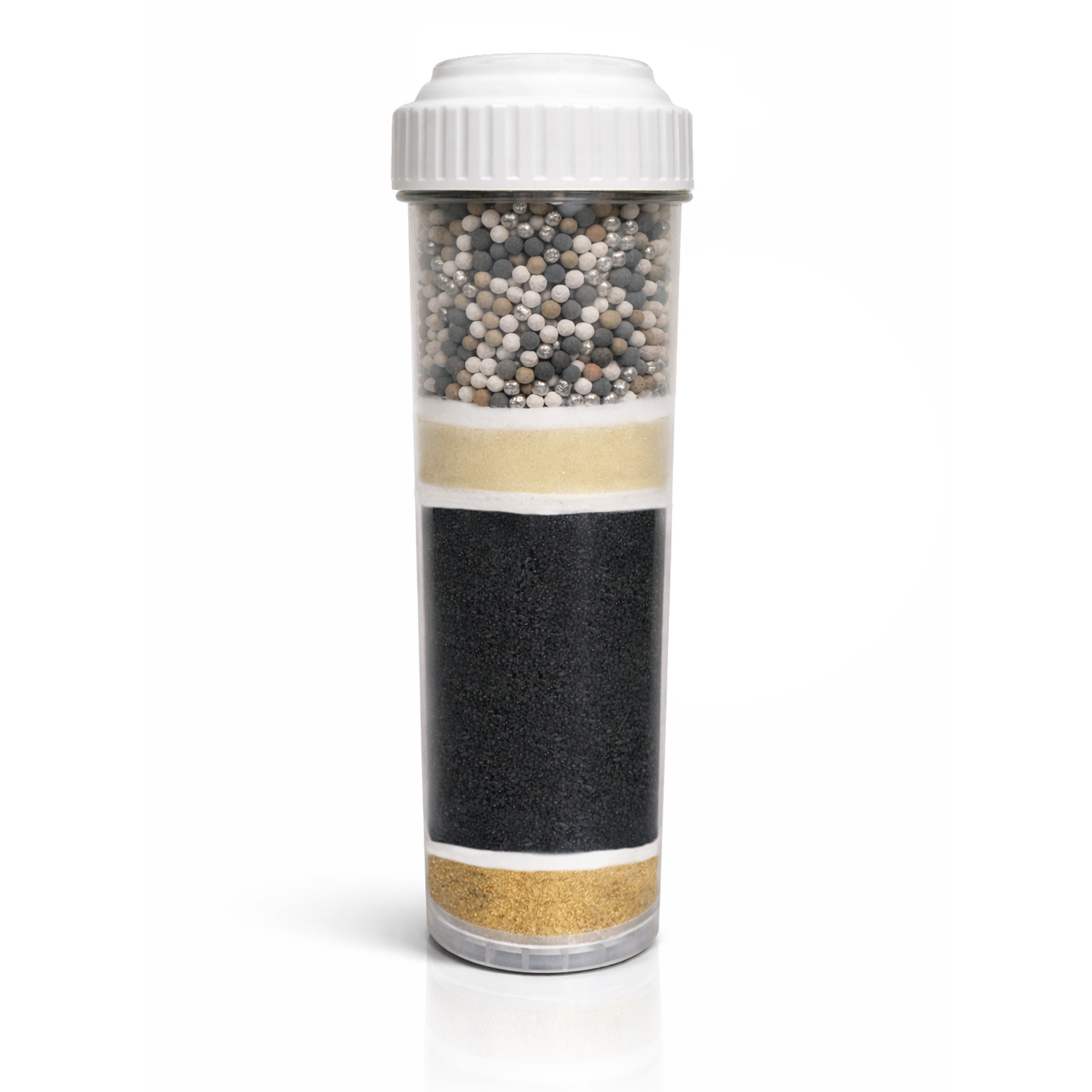 LiquaGen Alkaline Filter Cartridge 10″ PFAS Nitrate KDF55 Carbon RO