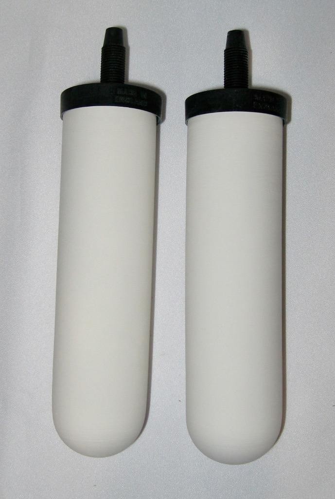 2 Pack Doulton Ceramic Ultra Sterasyl Gravity Water Filter 7” British Berkefeld