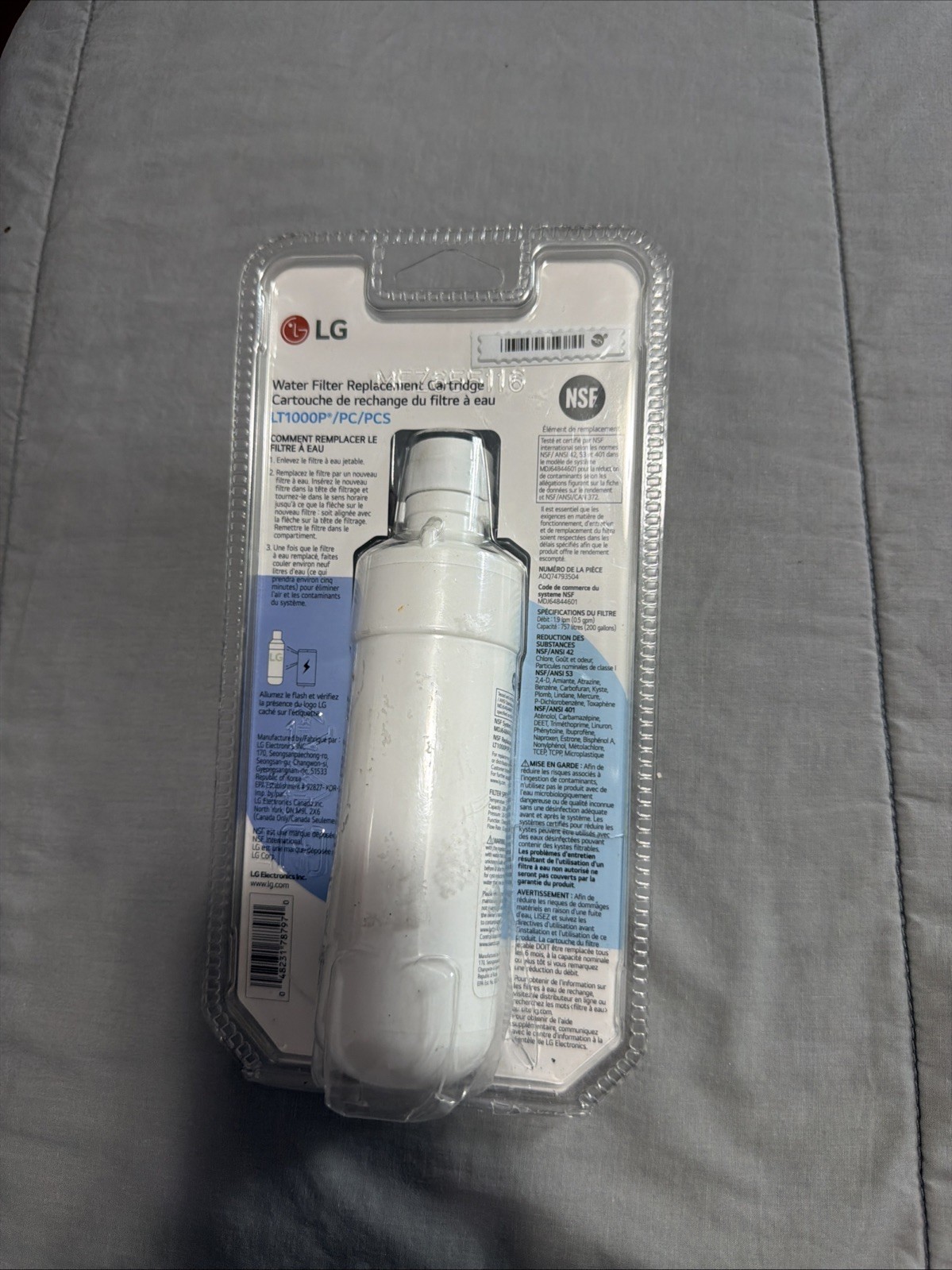 ADQ747935 – LG Water Filter Assembly NEW Genuine OEM – Sealed