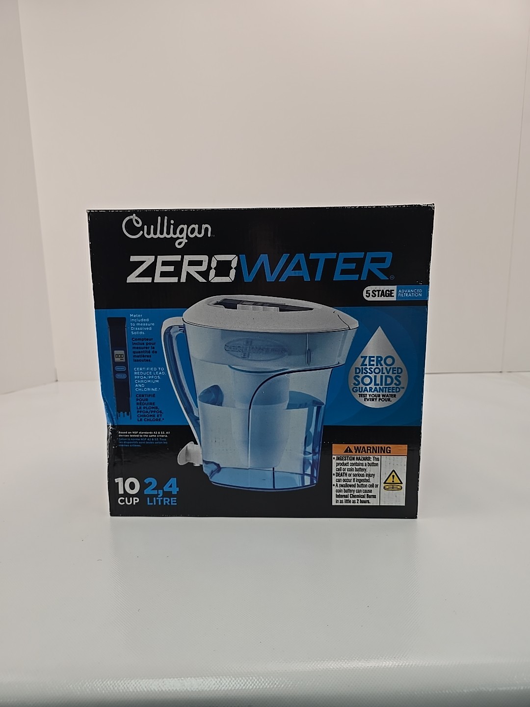 5-Stage Water Filter Pitcher – Eco-Friendly & IAPMO Certified for Pure Taste
