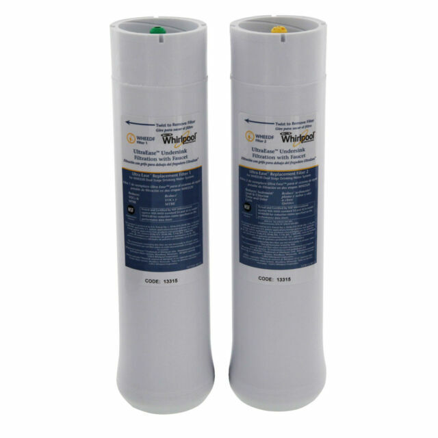 Whirlpool WHEEDF Dual Stage Replacement Water Filters – White