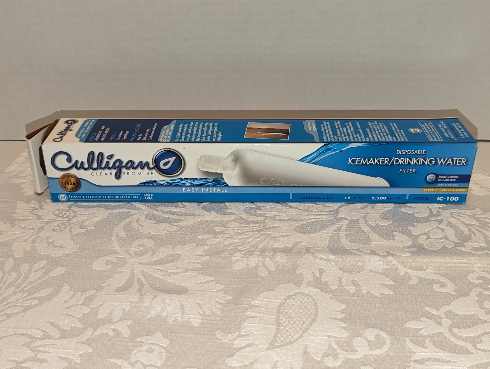 Culligan IC-100 Disposable Ice Maker/Drinking Water Filter New