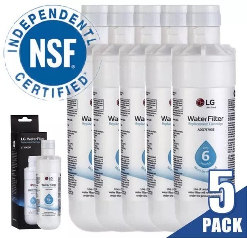 For LG Genuine LT1000P/PC/PCS Refrigerator Water Filter 5 PACK New