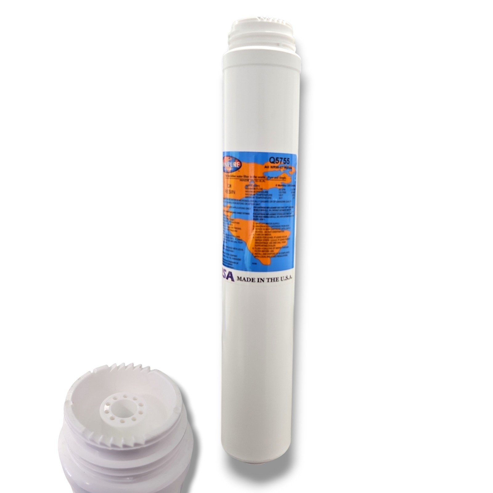 Omnipure Q5755 All NRW37 DI Resin Water Filter, 14″ length