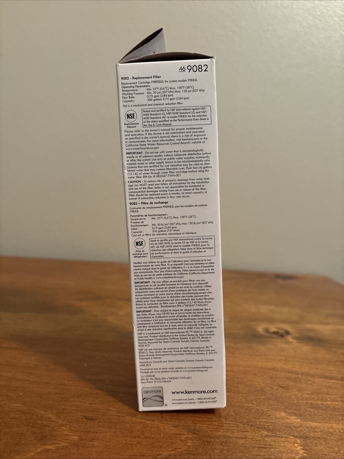 9082 Replacement Refrigerator Filter for Kenmore 46-9082 46-9903 NEW In Box