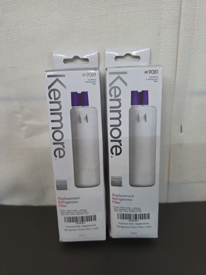 Kenmore 469081 Replacement Refrigerator Filters – Lot of 2 – New Sealed