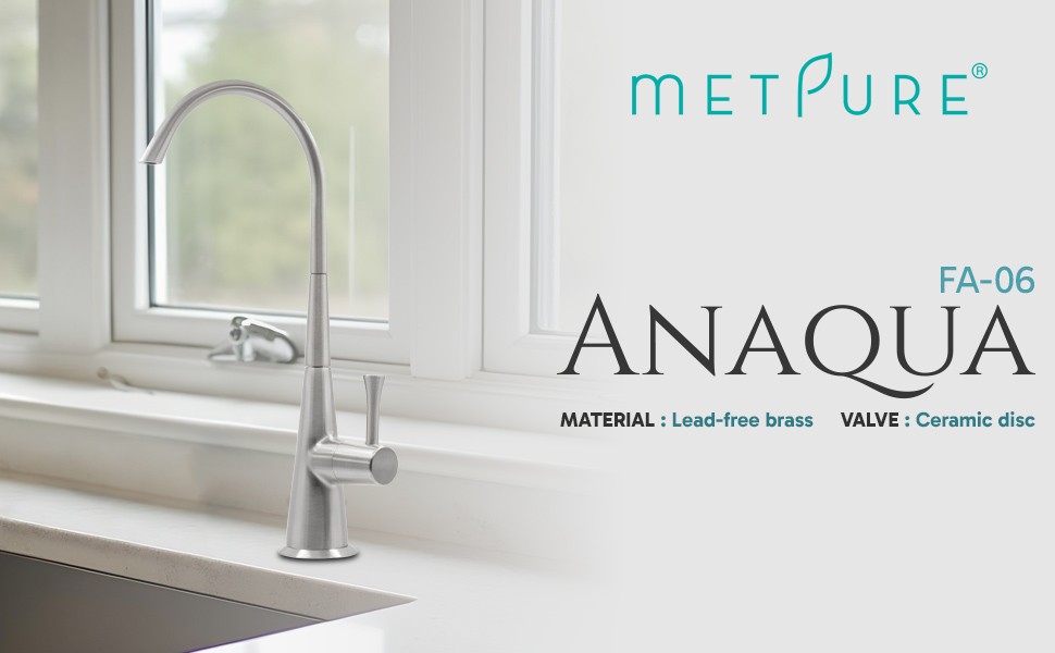 Airgap Water Filtration RO Faucet Contemporary Style. NSF Certified. FREE SHIP.