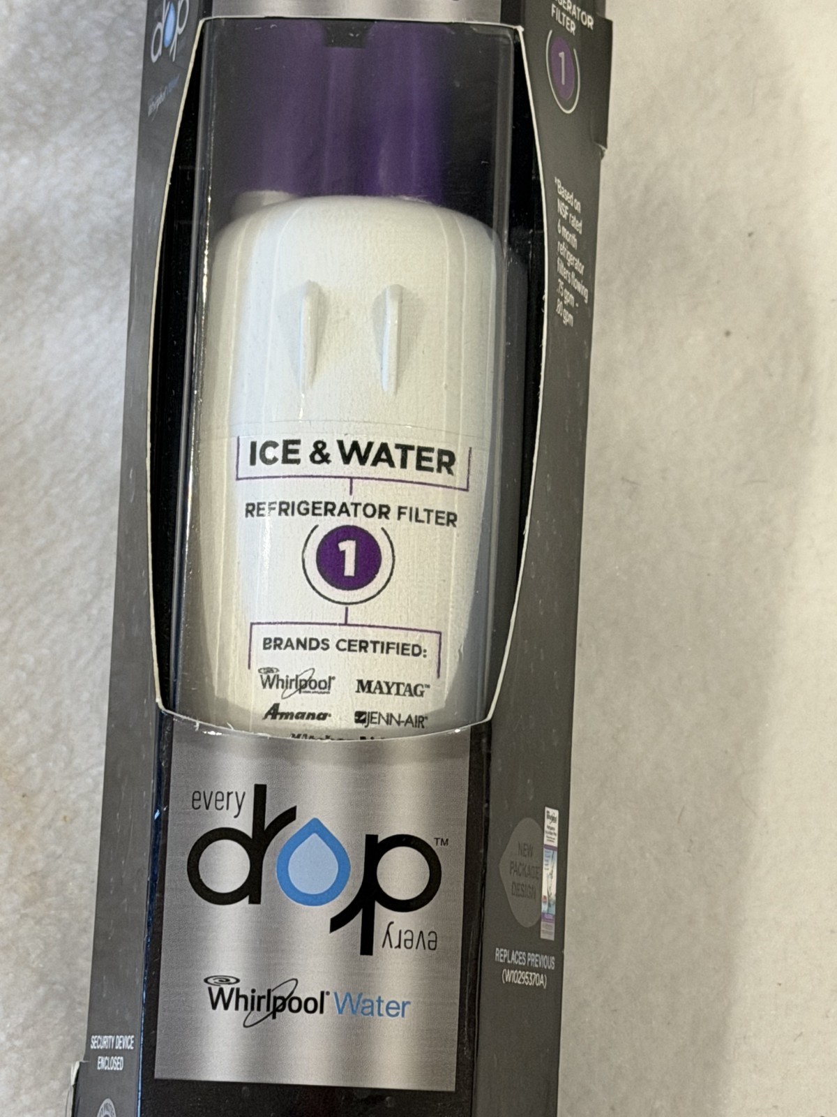 EveryDrop #1 Refrigerator Ice and Water Filter ΕDR1RXD1 New SEALED