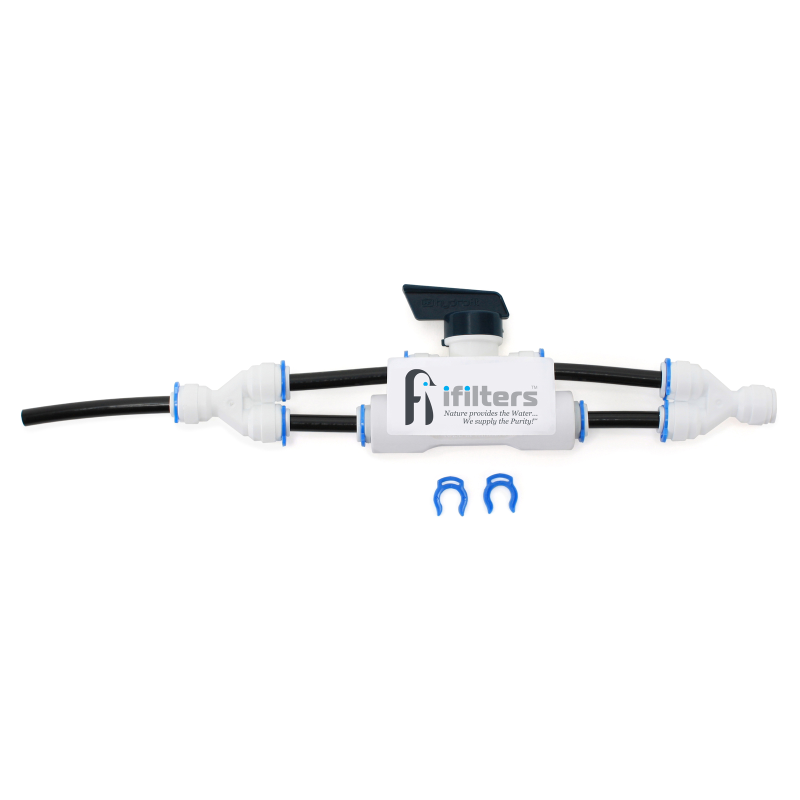 Reverse Osmosis Membrane Flush Kit Valve For 50 GPD RO Systems, 1/4″ QC Ports