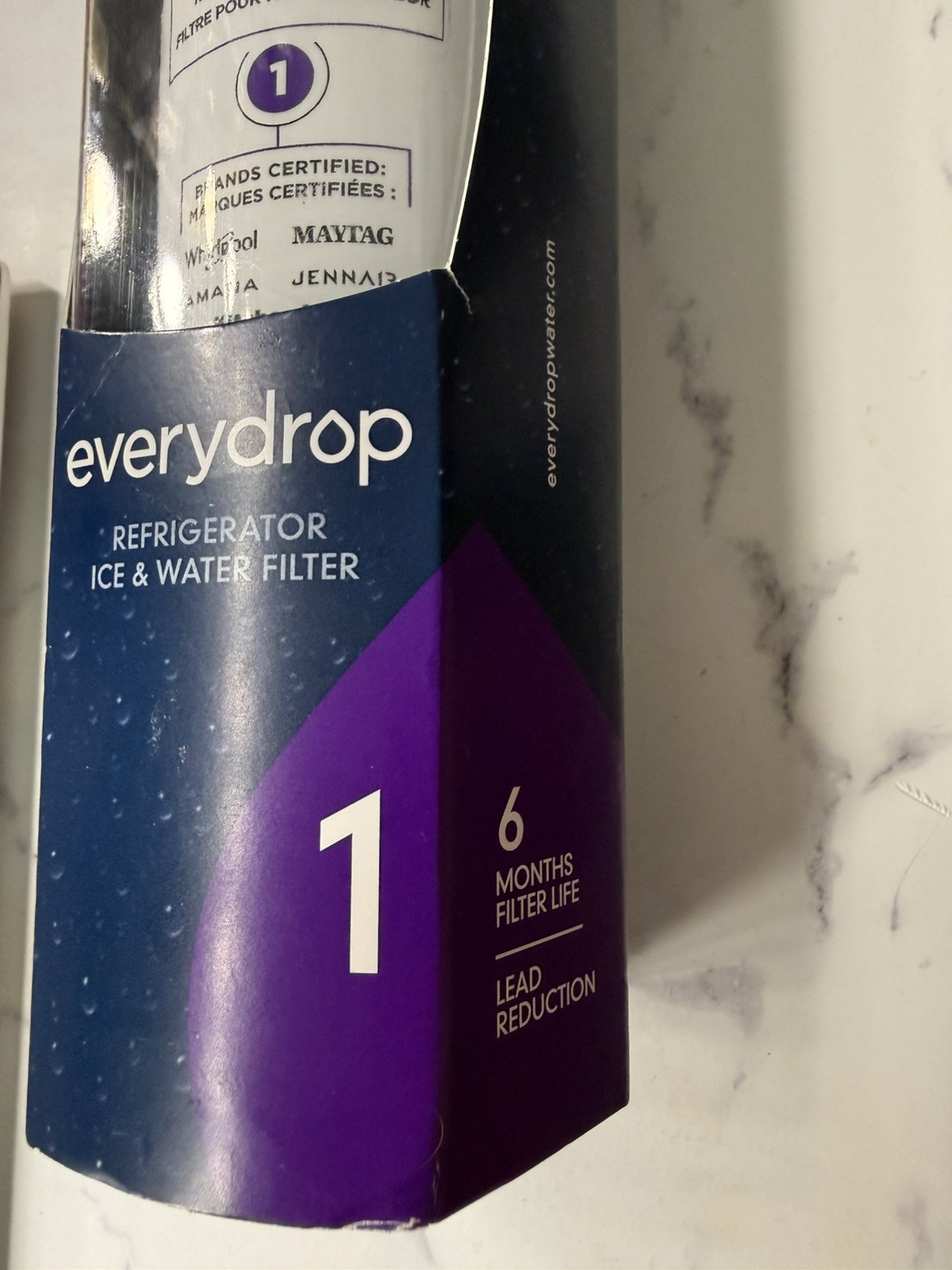 EveryDrop #1 Refrigerator Ice and Water Filter ΕDR1RXD1 New SEALED