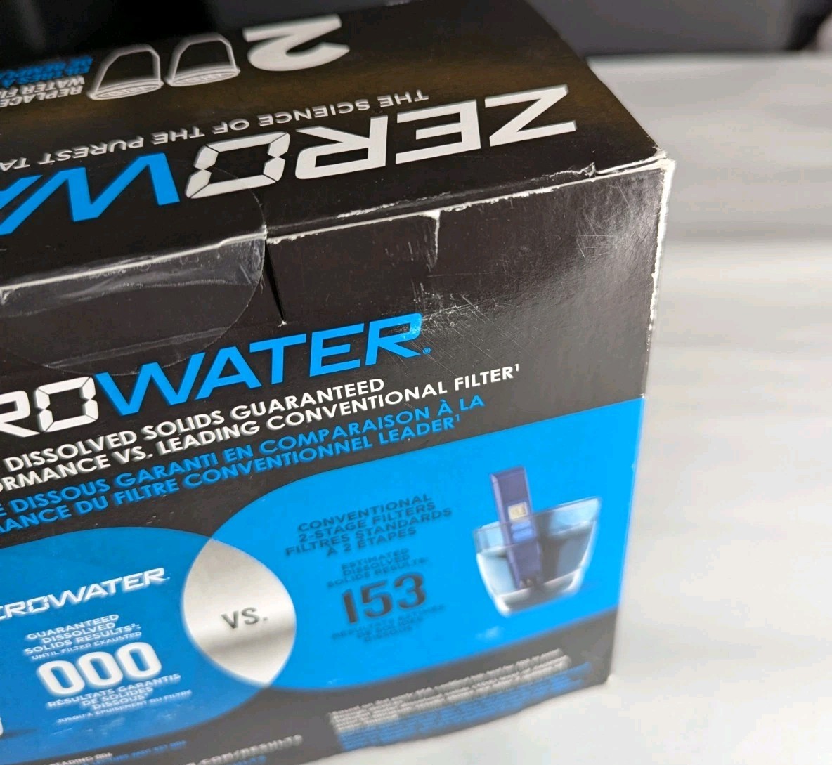 Zero Water 5 Stage Advanced Filtration 2 Pack Replacement Water Filters ZR-017