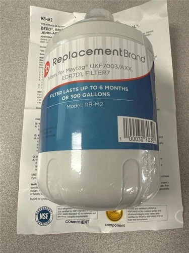^ Replacement Brand Refrigerator Water Filter for Maytag UKF7003/AXX EDR7D1