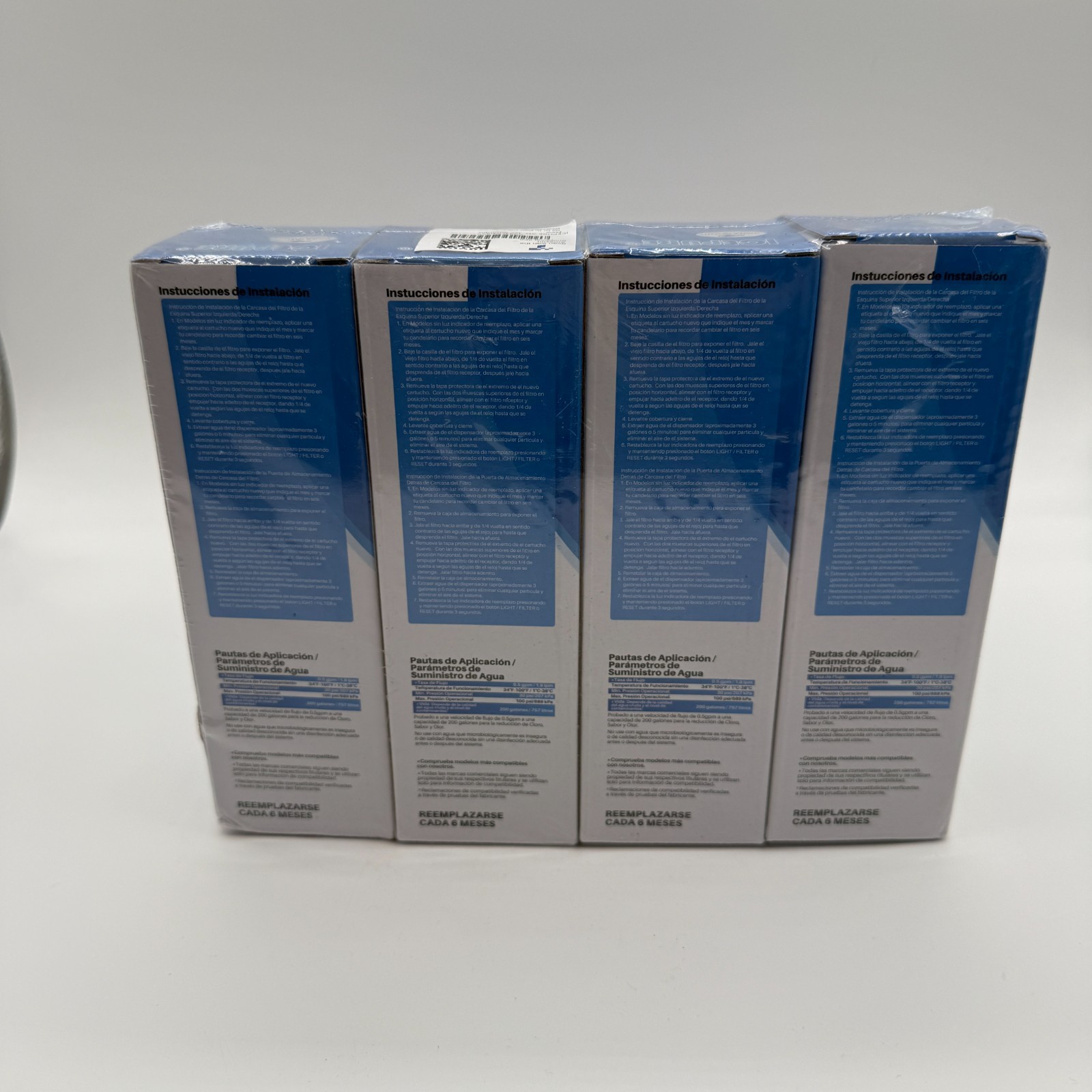 Icepure RWF4700AC Water Filter 4 Pack AND AF004 Carbon Air Filter 4 Pack SEALED