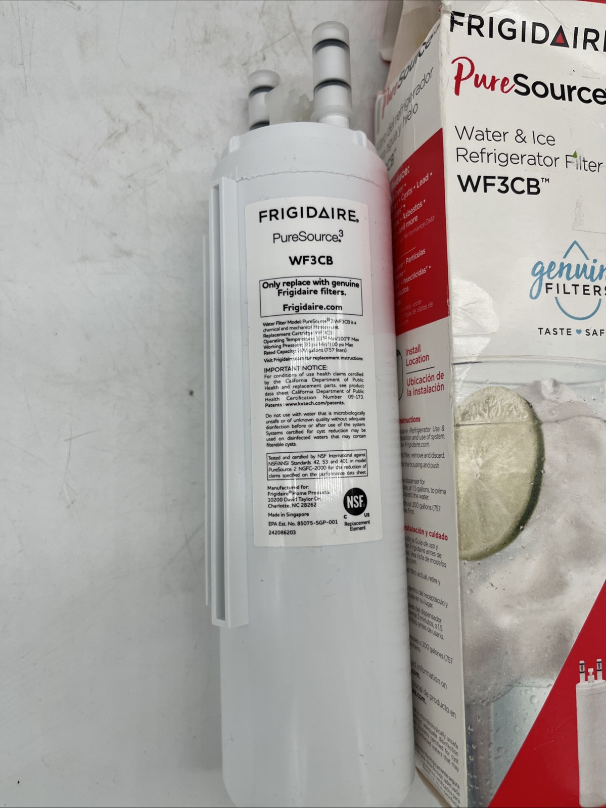 Frigidaire WF3CB Puresource3 Refrigerator Water Filter – White – (Pack of 1)
