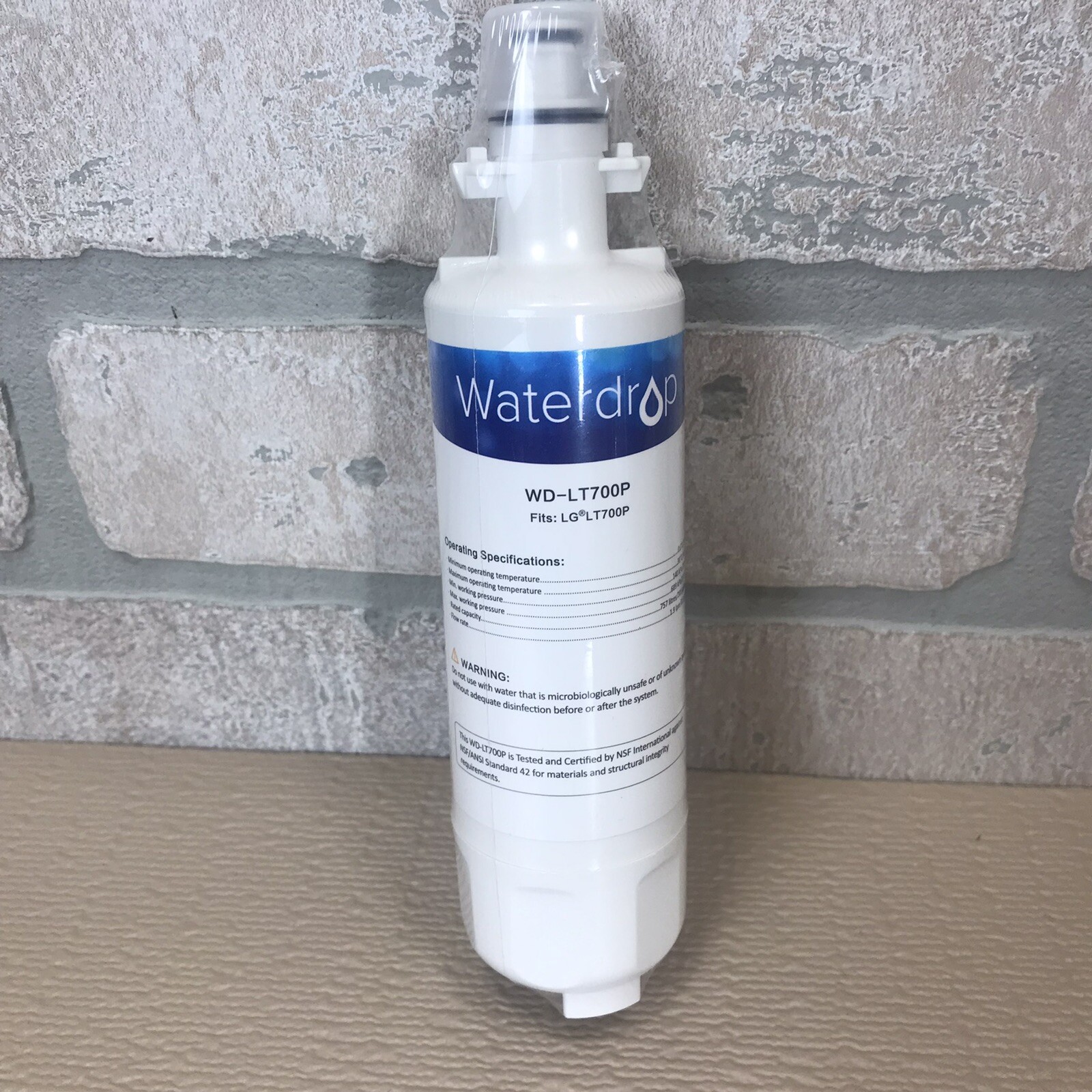 Waterdrop Refrigerator Water Filter Qty of 3 WD-LT700P *See Pics for Comp Models