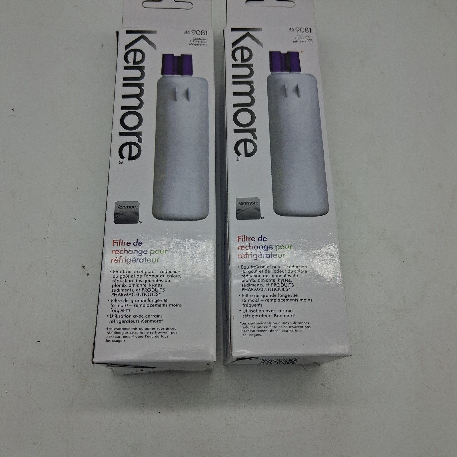 2 Pack Kenmore 469081 Refrigerator Water Filter 9081 46-9081