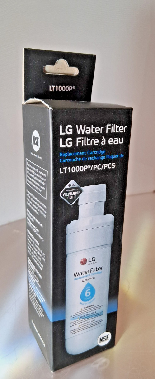 Genuine LG LT1000P/PC/PCS, ADQ74793501 Refrigerator Fridge Water Filter