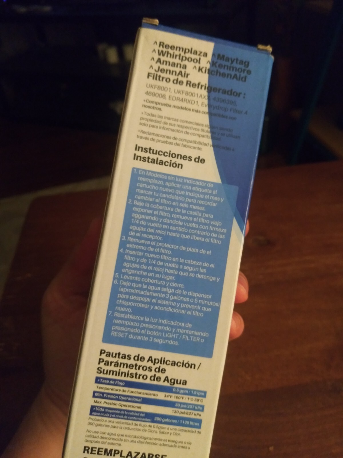 Brand New IcePure RWF0900A Refrigerator Water Filter – Blue/White