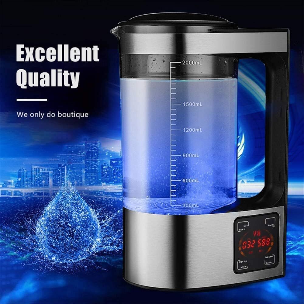 2L Electric Hydrogen Water Ionizer Generator Machine Water Generator US Plug