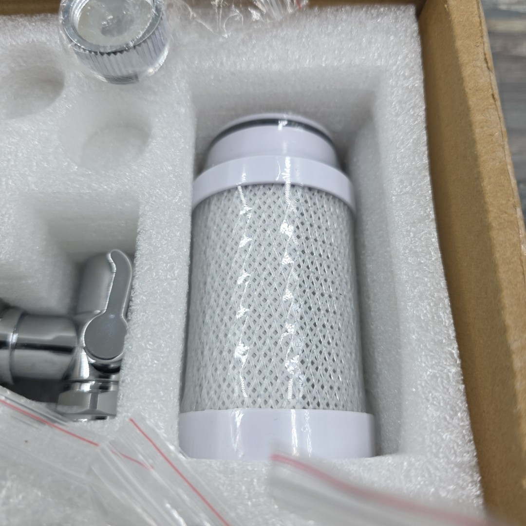 NSF/ANSI 42 Certified Faucet Water Filter, Stainless Steel Faucet Water Filter