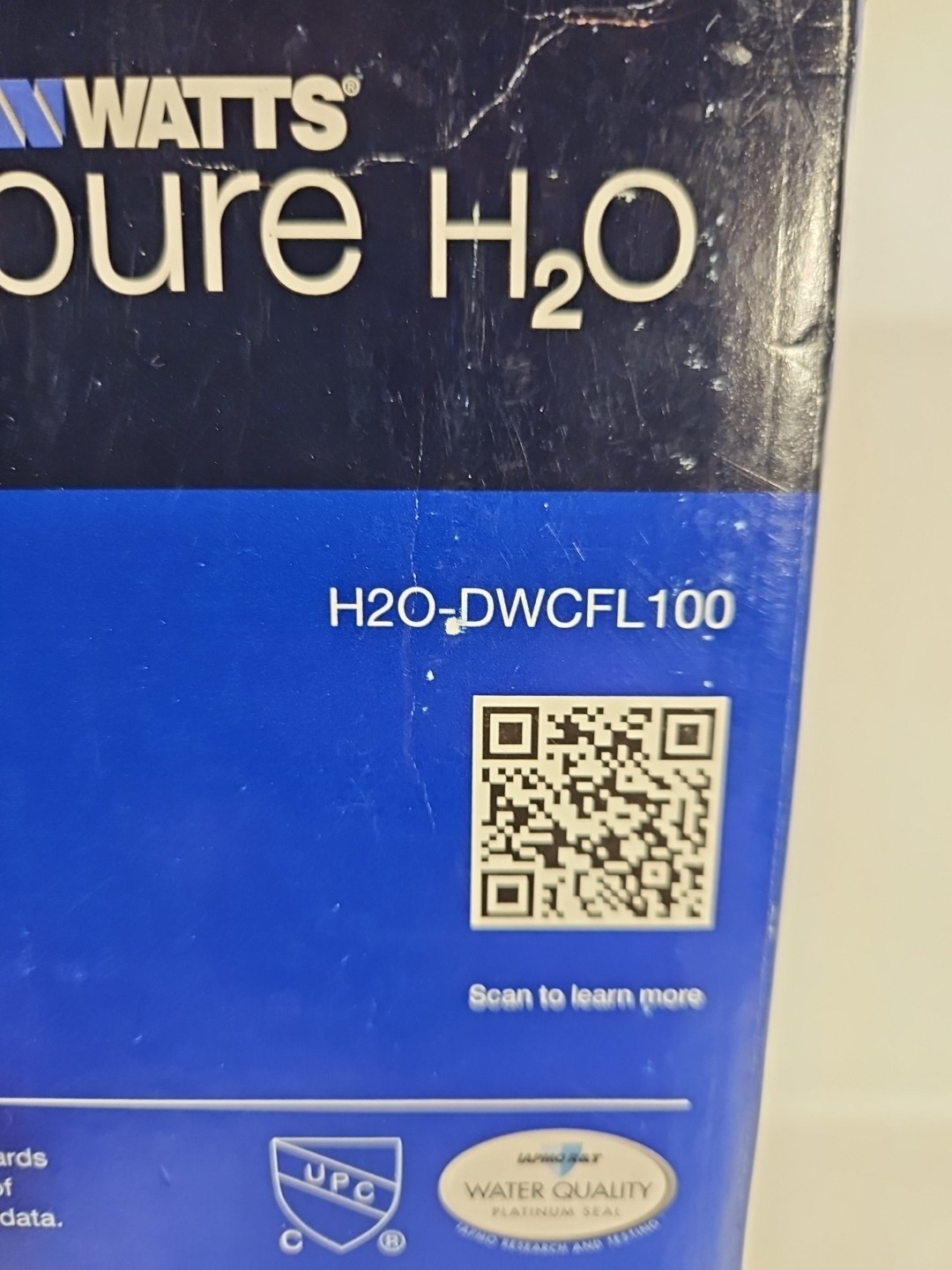 Watts PURE H20 DWCFL100 Under Counter Lead Reductio Filtration System F46 Filter