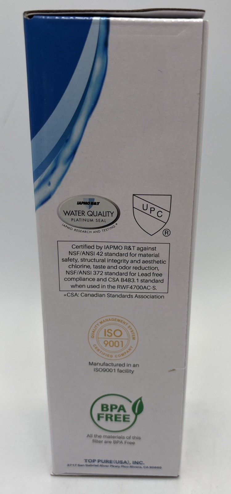 ICEPURE RWF4700AC Replacement Water Filters w/ Air Filter: 2 Pack, New/Sealed