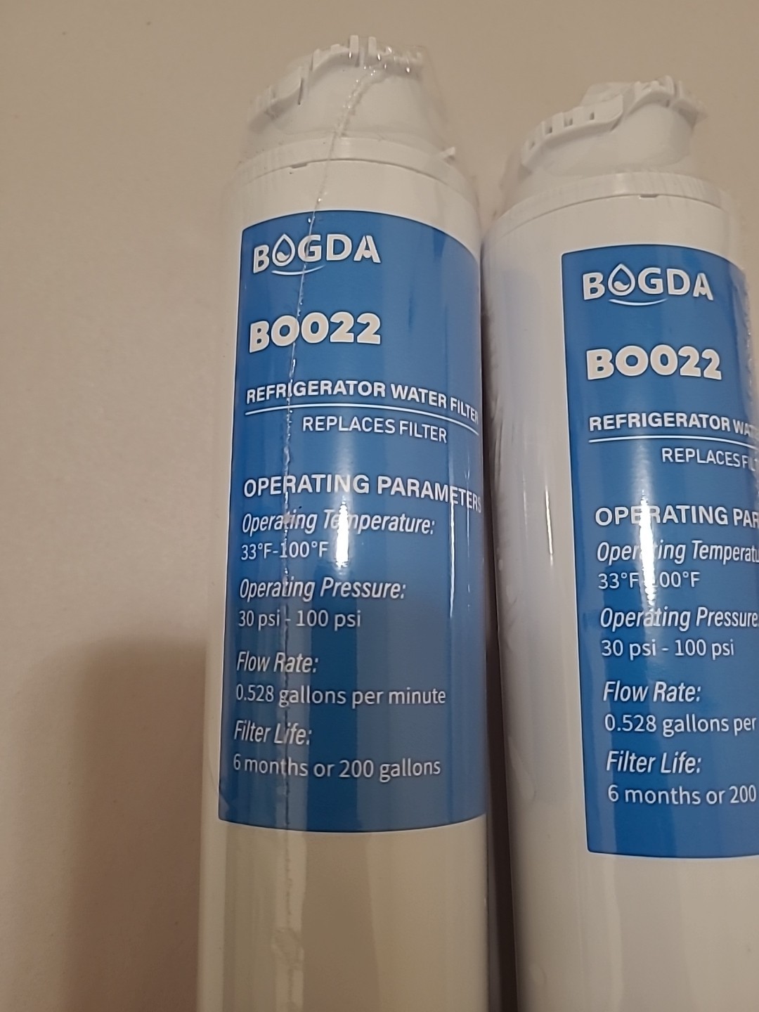 Bogda Water Filter Replacement Frigidaire BO022 4 Packs Plus One Unlabeled Free