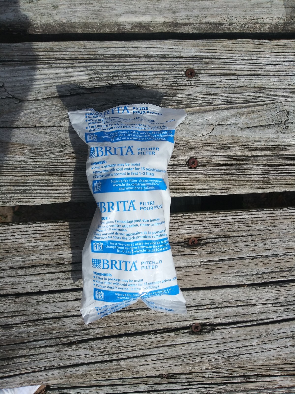 2 Brita Water Filter Pitcher Advanced Replacement Filters 2 Count Pack no box