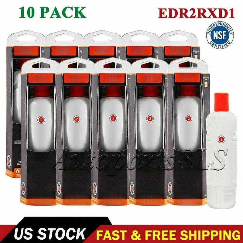 10PACK ΕDR2RXD1 Refrigerator Wate Filter 2 Replacement New US Sealed NEW US Ship