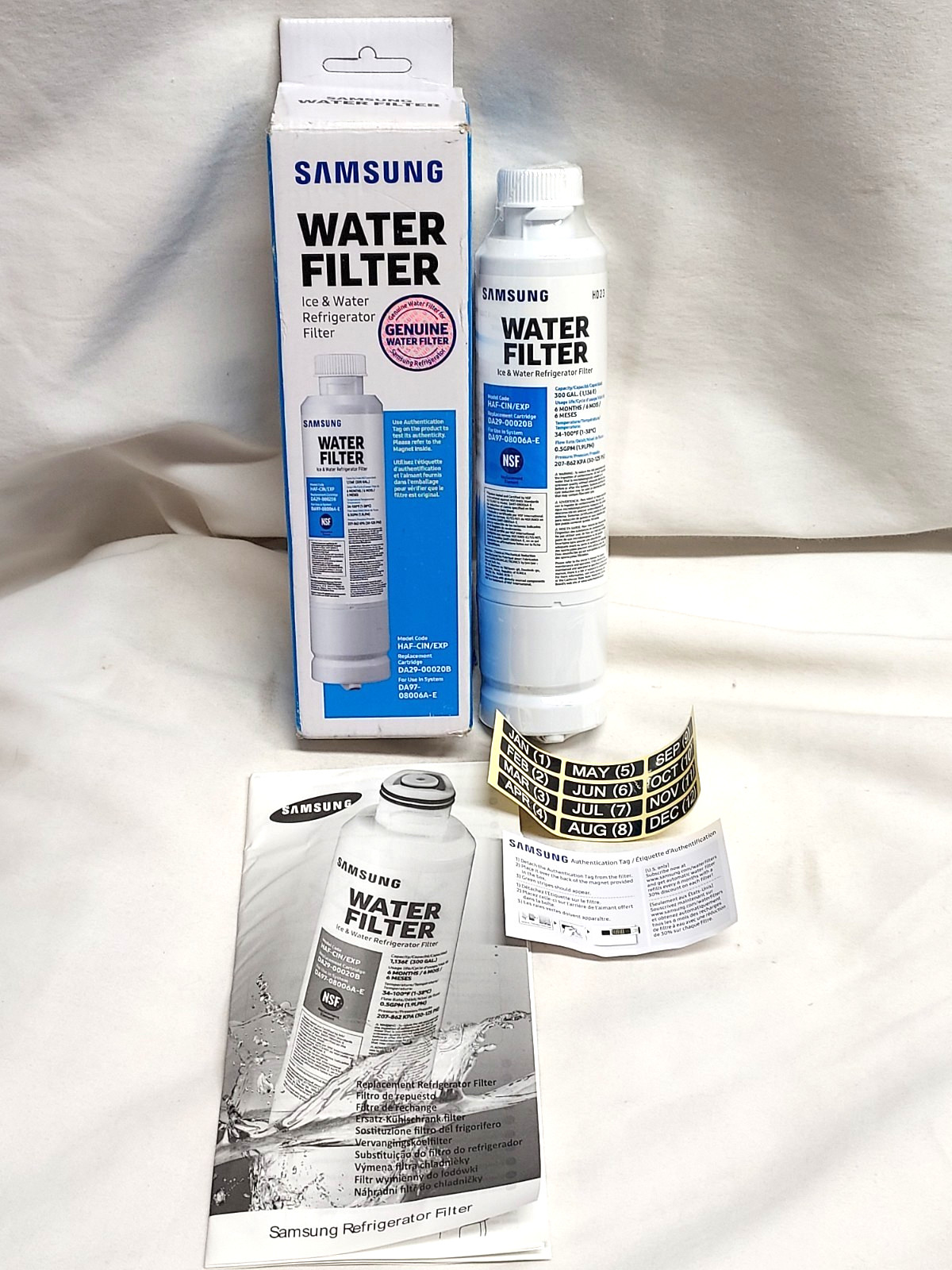Samsung Refrigerator Water Filter HAF-CIN/EXP DA29-00020B DA97-08006A-E