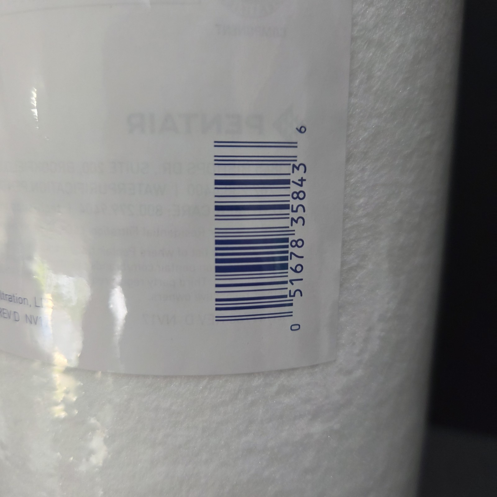 Pentair Polypropylene Big Blue Sediment Filter Cartridge DGD-5005-20- New Sealed