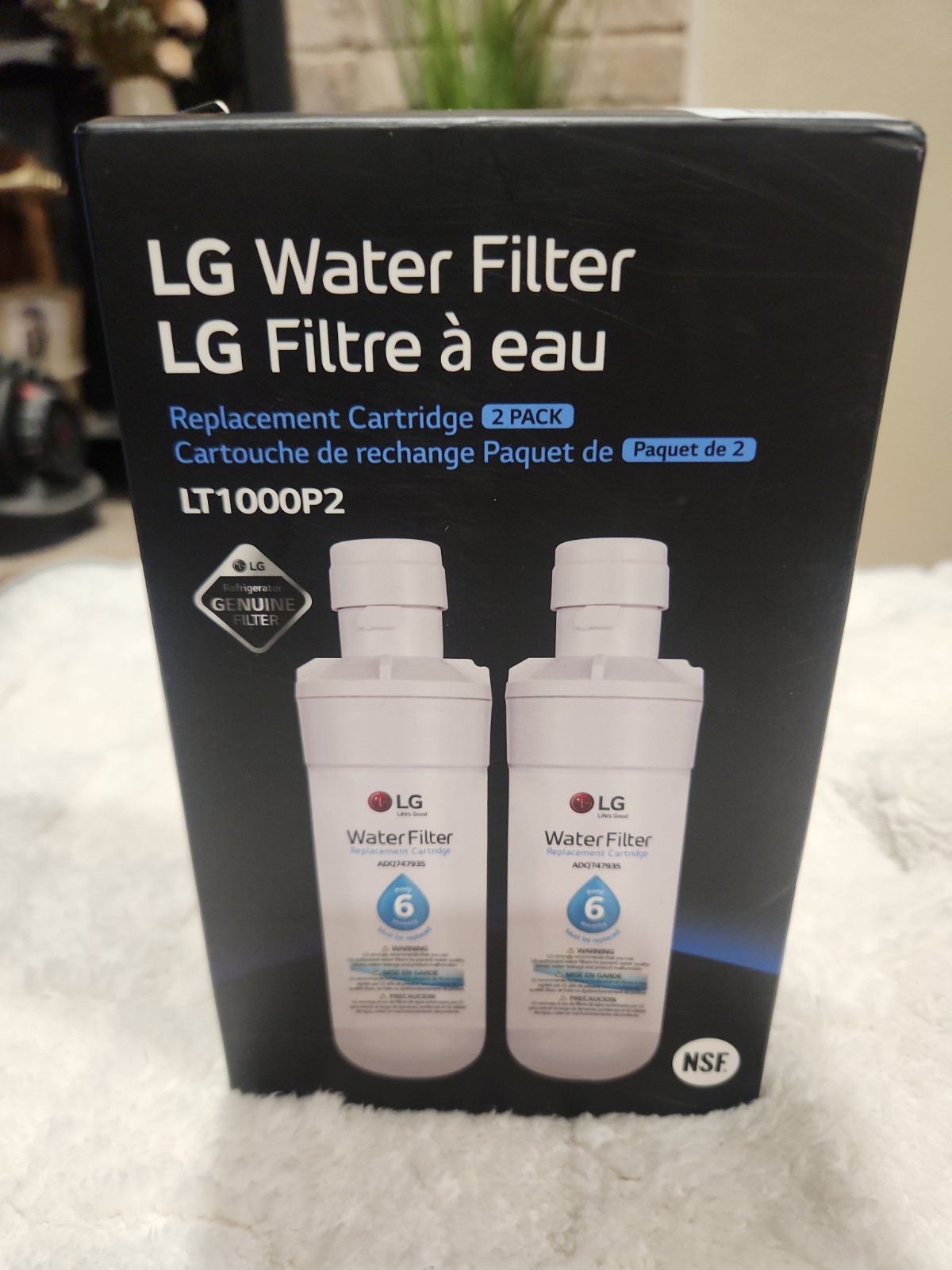 LG Water Filter Replacement Cartridge LT1000P2 Genuine Filter. SEALED