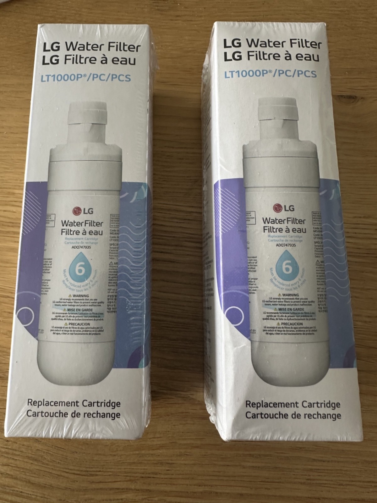 Genuine OEM LG Water Ice Filter Replacement Cartridge LT1000P/PC/PCS NEW Sealed