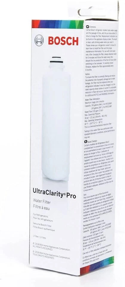 Bosch BORPLFTR55 / REPLFLTR55 UltraClarity Pro Refrigerator Water Filter