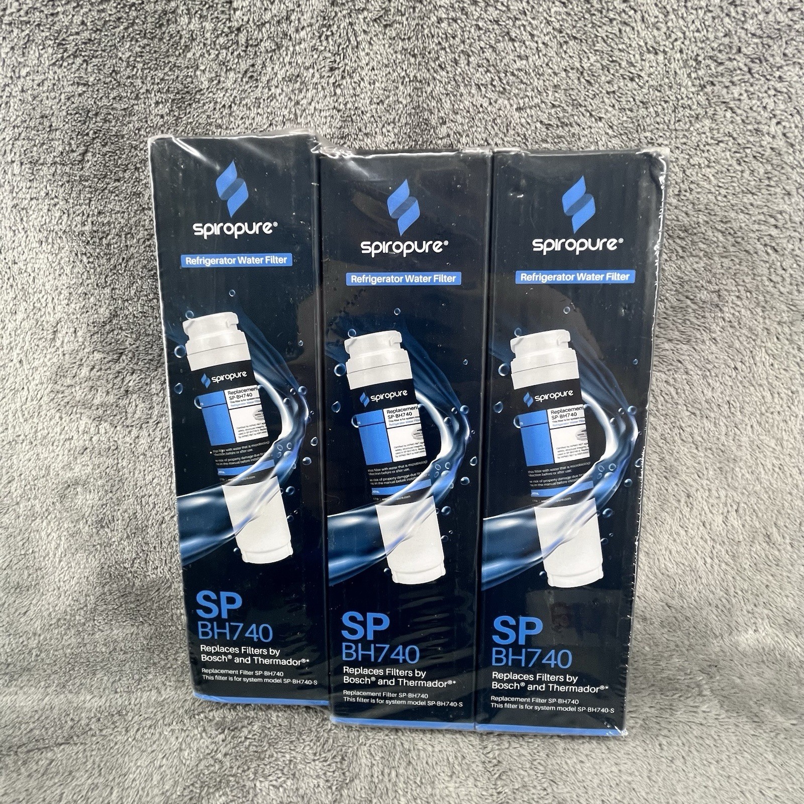 SpiroPure SP-BH740 Bosch Ultra Clarity REPLFLTR10 740560 644845 641425 3 pack