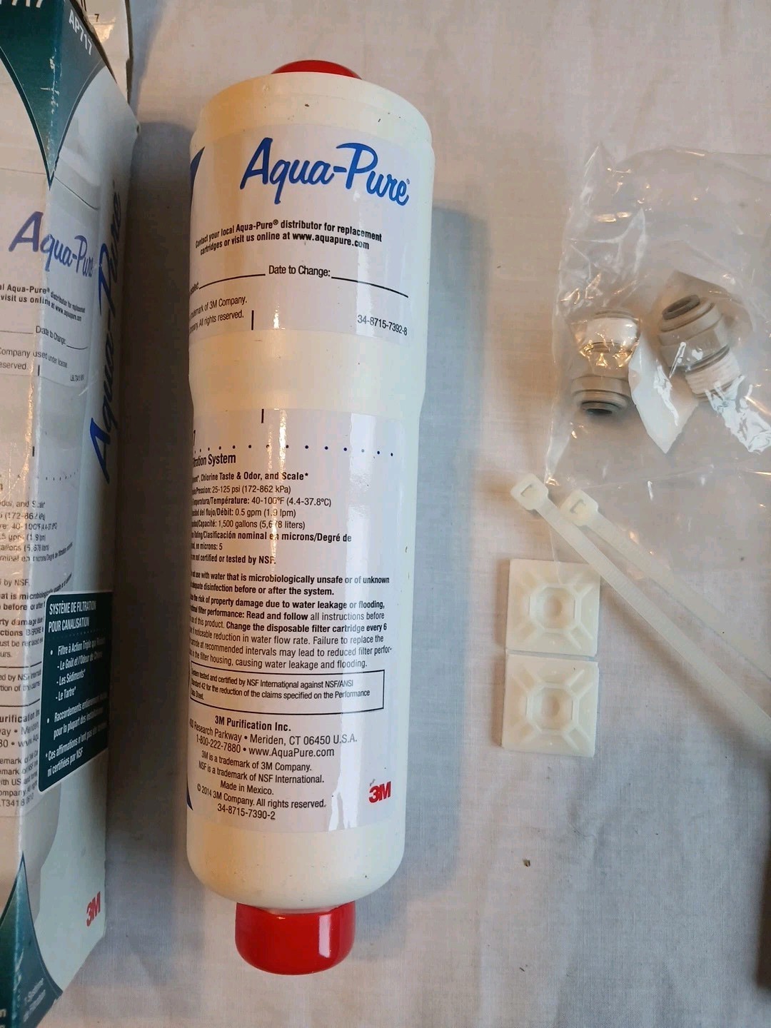 New Aqua Pure AP717 3M Water Filtration In Line Filter Aqua-Pure