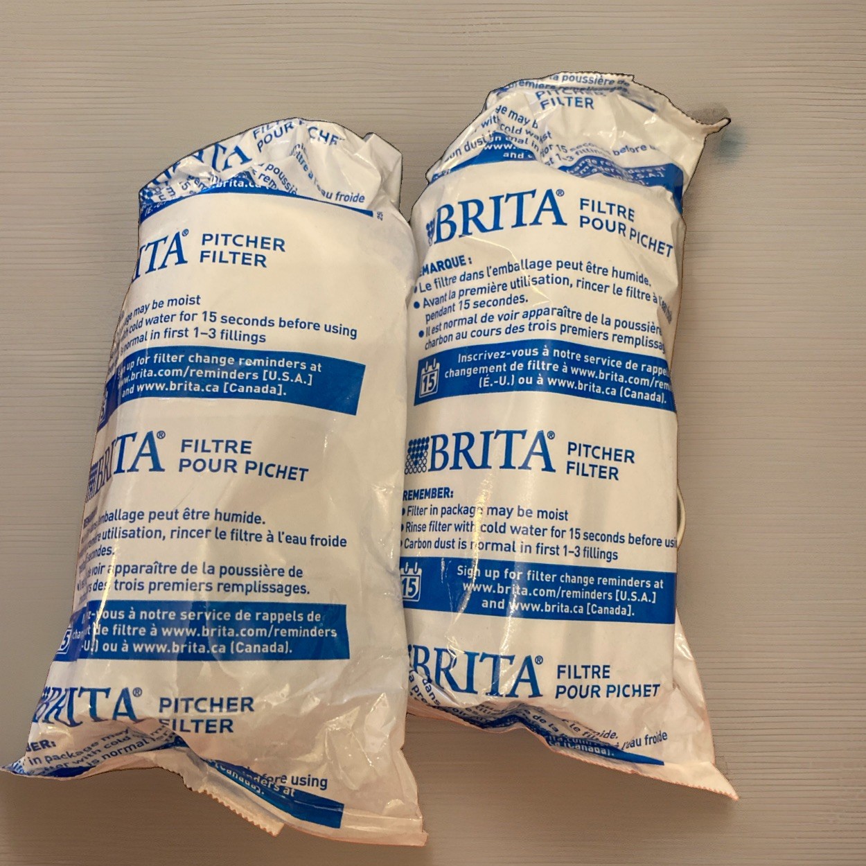 Brita Standard Water Filter Replacement Pitcher Filters 2 Pack New