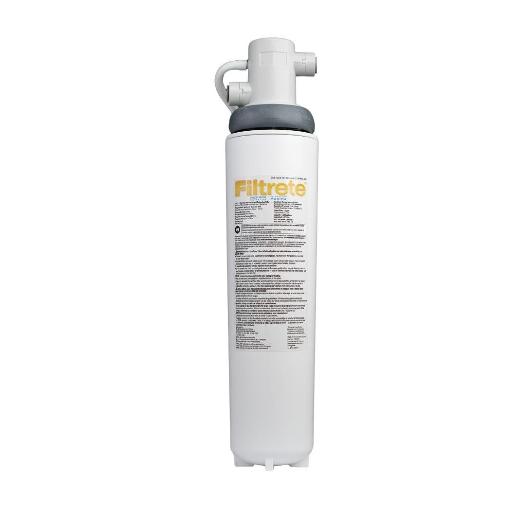 Filtrete 3M Maximum Under Sink Water Filter 3US-MAX-S01 1500 Gallon