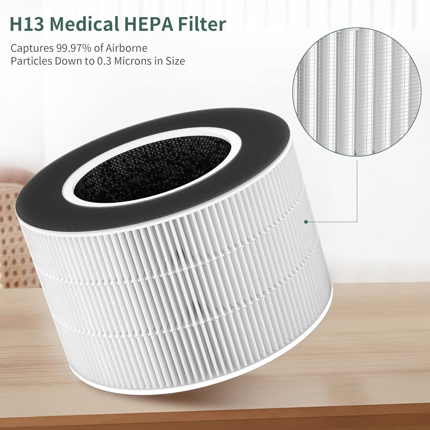 4 Packs TD-1500 Replacement Filter Compatible with Tredy TD-1500 TD-1500BM Pu…