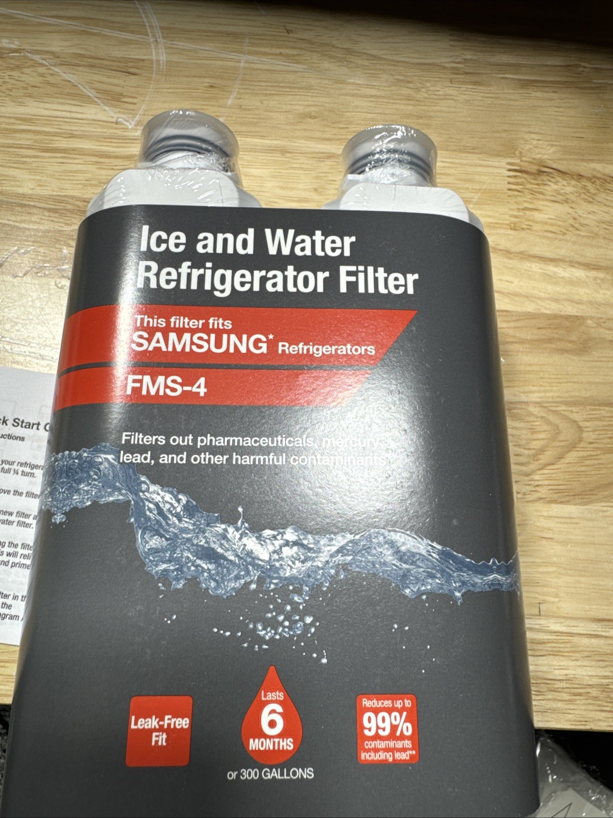 HDX FMS-4 Premium Refrigerator Water Filter Replacement Fits Samsung HAF-QIN/EXP